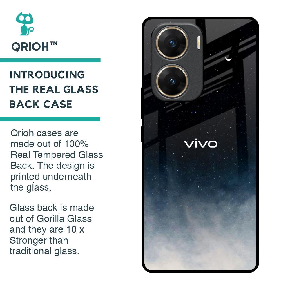 Aesthetic Sky Glass Case for Vivo V29e 5G