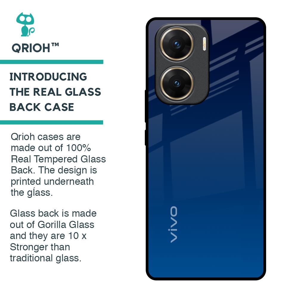 Very Blue Glass Case for Vivo V29e 5G
