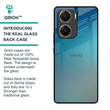 Sea Theme Gradient Glass Case for Vivo V29e 5G