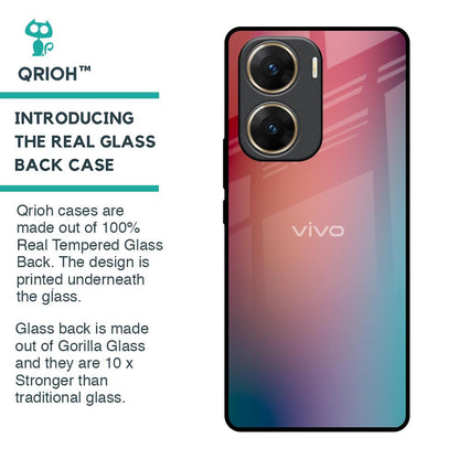 Dusty Multi Gradient Glass Case for Vivo V29e 5G