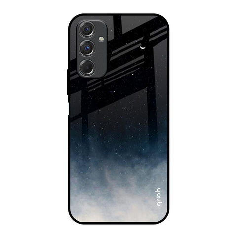 Black Aura Samsung Galaxy F34 5G Glass Back Cover Online