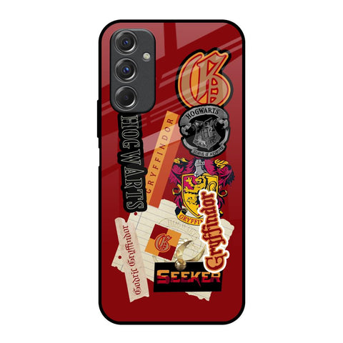 Gryffindor Samsung Galaxy F34 5G Glass Back Cover Online