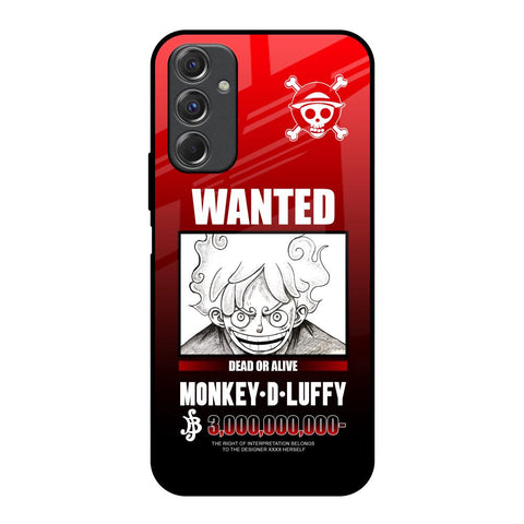 Luffy Wanted Samsung Galaxy F34 5G Glass Back Cover Online