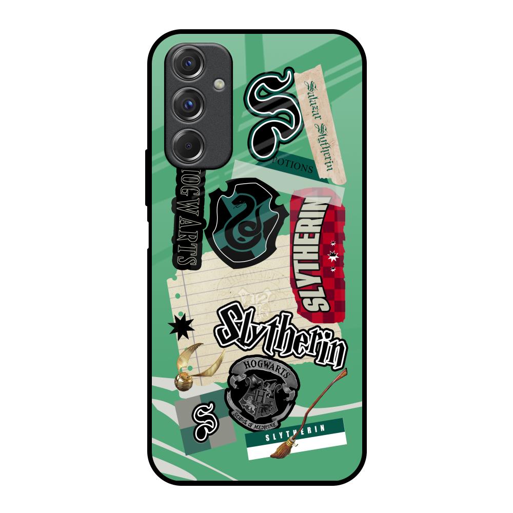 Slytherin Samsung Galaxy F34 5G Glass Back Cover Online