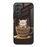 Tea With Kitty Samsung Galaxy F34 5G Glass Back Cover Online