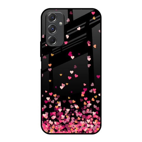 Heart Rain Fall Samsung Galaxy F34 5G Glass Back Cover Online