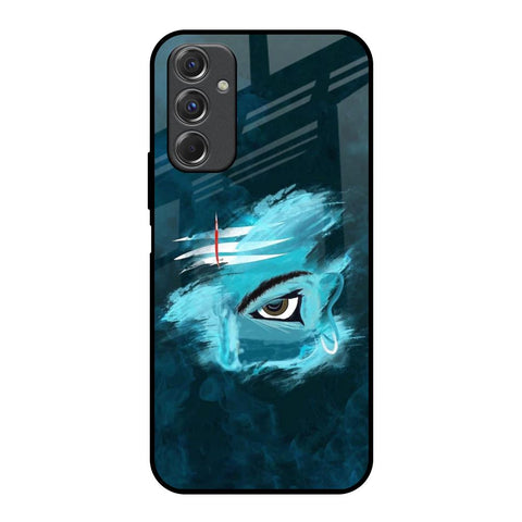 Power Of Trinetra Samsung Galaxy F34 5G Glass Back Cover Online