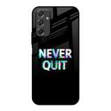 Never Quit Samsung Galaxy F34 5G Glass Back Cover Online