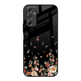 Floating Floral Print Samsung Galaxy F34 5G Glass Back Cover Online