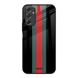 Vertical Stripes Samsung Galaxy F34 5G Glass Back Cover Online