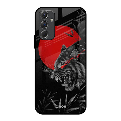 Red Moon Tiger Samsung Galaxy F34 5G Glass Back Cover Online