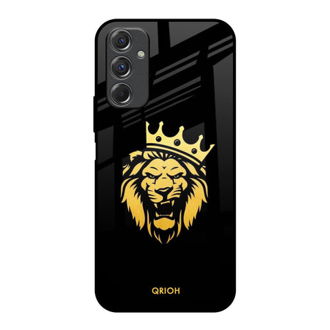 Lion The King Samsung Galaxy F34 5G Glass Back Cover Online