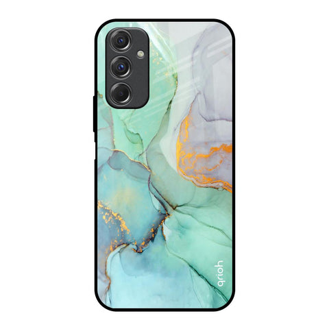 Green Marble Samsung Galaxy F34 5G Glass Back Cover Online