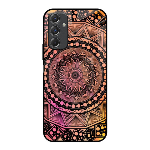 Floral Mandala Samsung Galaxy F34 5G Glass Back Cover Online