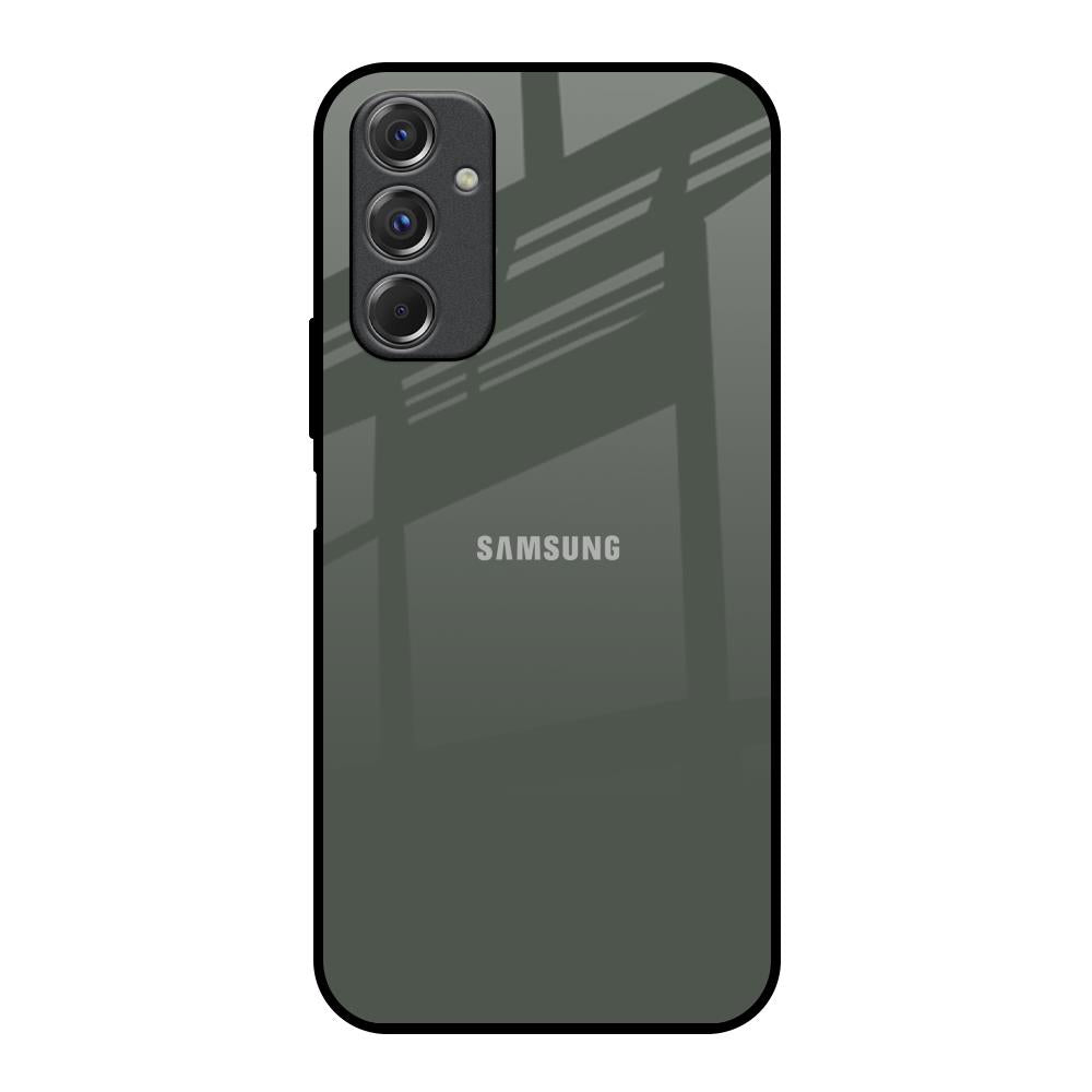Charcoal Samsung Galaxy F34 5G Glass Back Cover Online