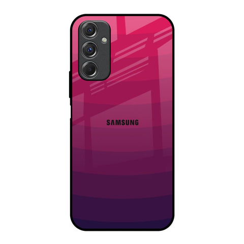 Wavy Pink Pattern Samsung Galaxy F34 5G Glass Back Cover Online