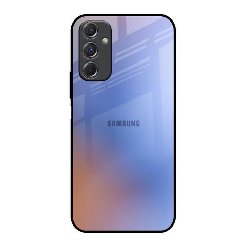 Blue Aura Samsung Galaxy F34 5G Glass Back Cover Online