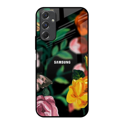Flowers & Butterfly Samsung Galaxy F34 5G Glass Back Cover Online