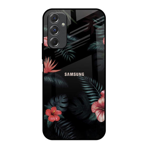Tropical Art Flower Samsung Galaxy F34 5G Glass Back Cover Online