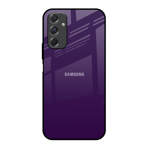 Dark Purple Samsung Galaxy F34 5G Glass Back Cover Online