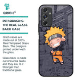 Orange Chubby Glass Case for Samsung Galaxy F34 5G