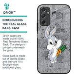 Cute Baby Bunny Glass Case for Samsung Galaxy F34 5G