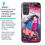 Radha Krishna Art Glass Case for Samsung Galaxy F34 5G