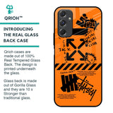 Anti Social Club Glass Case for Samsung Galaxy F34 5G