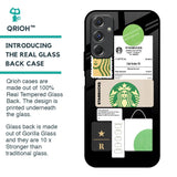 Coffee Latte Glass Case for Samsung Galaxy F34 5G