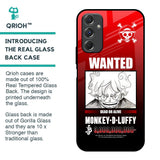 Luffy Wanted Glass Case for Samsung Galaxy F34 5G
