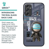 Space Travel Glass Case for Samsung Galaxy F34 5G