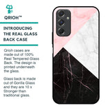 Marble Collage Art Glass Case For Samsung Galaxy F34 5G