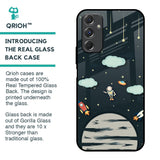 Astronaut Dream Glass Case For Samsung Galaxy F34 5G