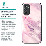Diamond Pink Gradient Glass Case For Samsung Galaxy F34 5G