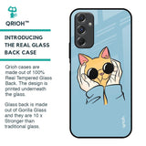 Adorable Cute Kitty Glass Case For Samsung Galaxy F34 5G