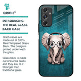 Adorable Baby Elephant Glass Case For Samsung Galaxy F34 5G