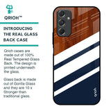Bold Stripes Glass Case for Samsung Galaxy F34 5G