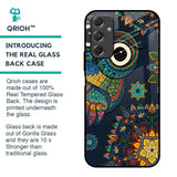 Owl Art Glass Case for Samsung Galaxy F34 5G