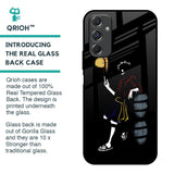 Luffy Line Art Glass Case for Samsung Galaxy F34 5G