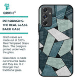 Abstact Tiles Glass Case for Samsung Galaxy F34 5G