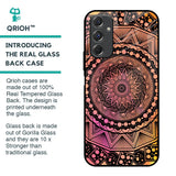 Floral Mandala Glass Case for Samsung Galaxy F34 5G