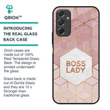 Boss Lady Glass Case for Samsung Galaxy F34 5G