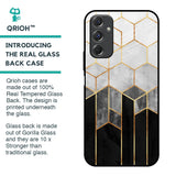 Tricolor Pattern Glass Case for Samsung Galaxy F34 5G