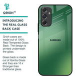 Green Grunge Texture Glass Case for Samsung Galaxy F34 5G