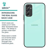 Teal Glass Case for Samsung Galaxy F34 5G