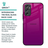 Magenta Gradient Glass Case For Samsung Galaxy F34 5G