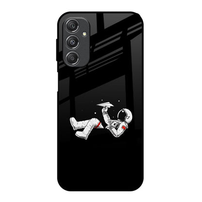 Space Traveller Samsung Galaxy M34 5G Glass Back Cover Online