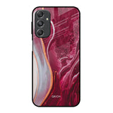 Crimson Ruby Samsung Galaxy M34 5G Glass Back Cover Online