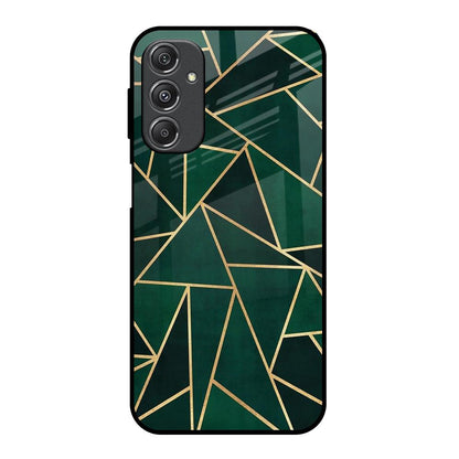 Abstract Green Samsung Galaxy M34 5G Glass Back Cover Online