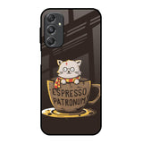 Tea With Kitty Samsung Galaxy M34 5G Glass Back Cover Online